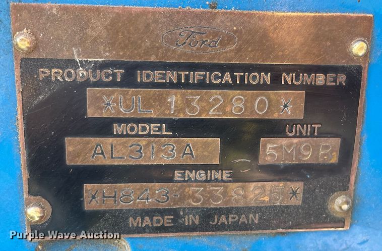 image for item NX9891 1985 Ford 1710  MFWD tractor