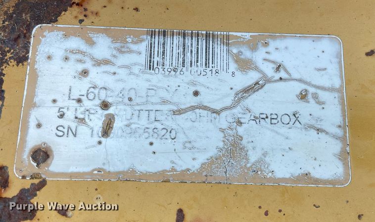 image for item NX9892 King Kutter L-60-40-P-Y  rotary mower