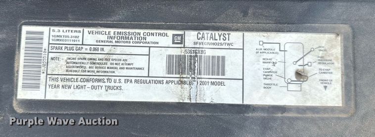 image for item OG9062 2001 Chevrolet Tahoe  SUV