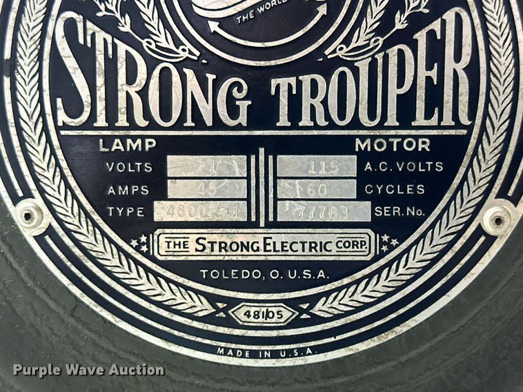 image for item OK9013 (2) Strong Trouper projection lamps