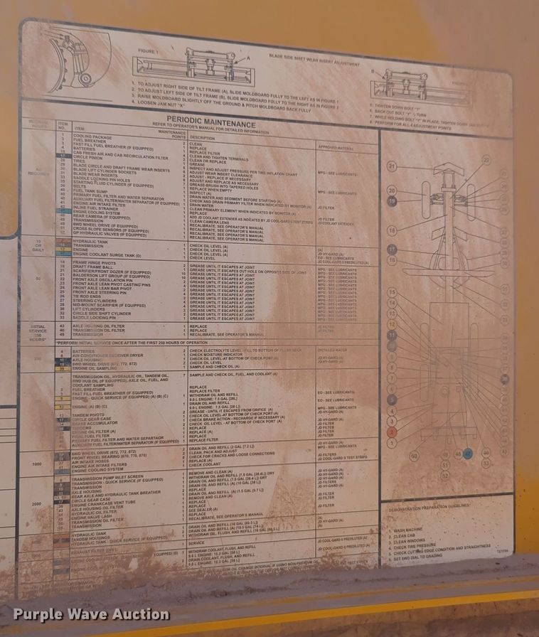 image for item OL9034 2012 John Deere 772GP  motor grader