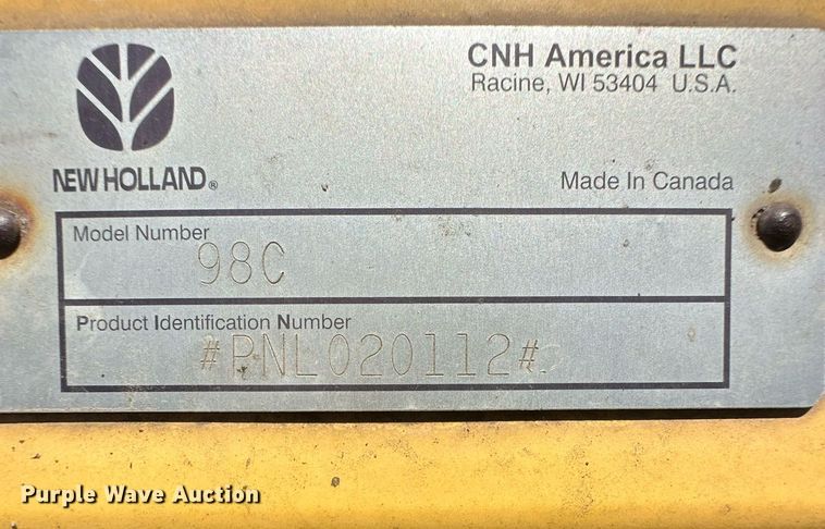 image for item DH1850 New Holland 98C  all-crop head