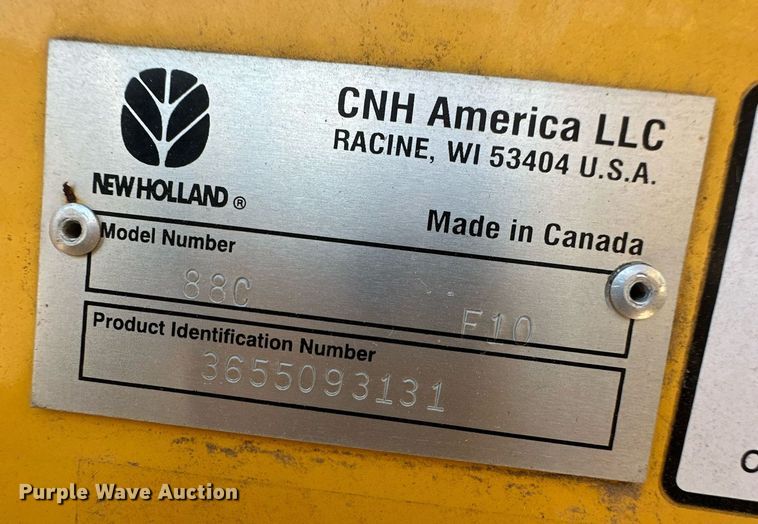 image for item DH1851 New Holland 88C  draper head