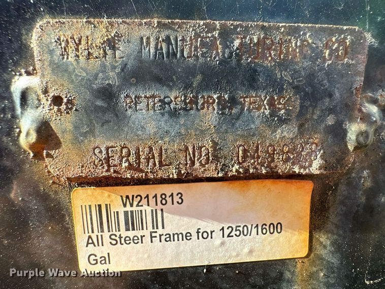 image for item DH1857 Wylie  nurse tank trailer