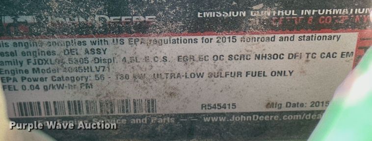 image for item DH1872 2015 John Deere 5100E  MFWD tractor