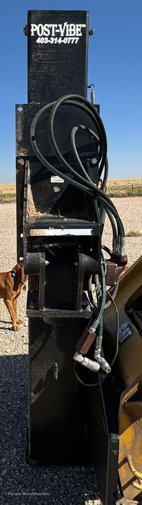 image for item DK2559 Post-Vibe PV102  skid steer post driver