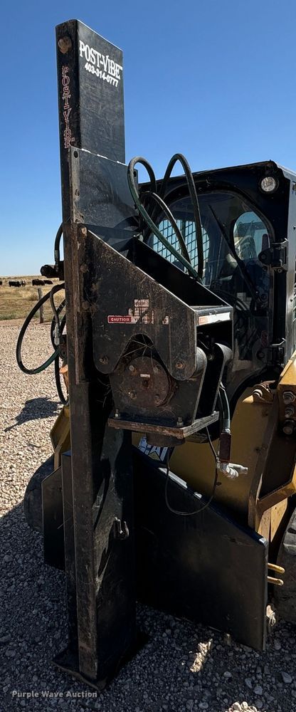 image for item DK2559 Post-Vibe PV102  skid steer post driver