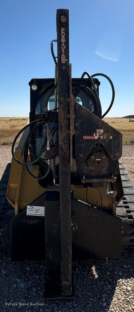 image for item DK2559 Post-Vibe PV102  skid steer post driver