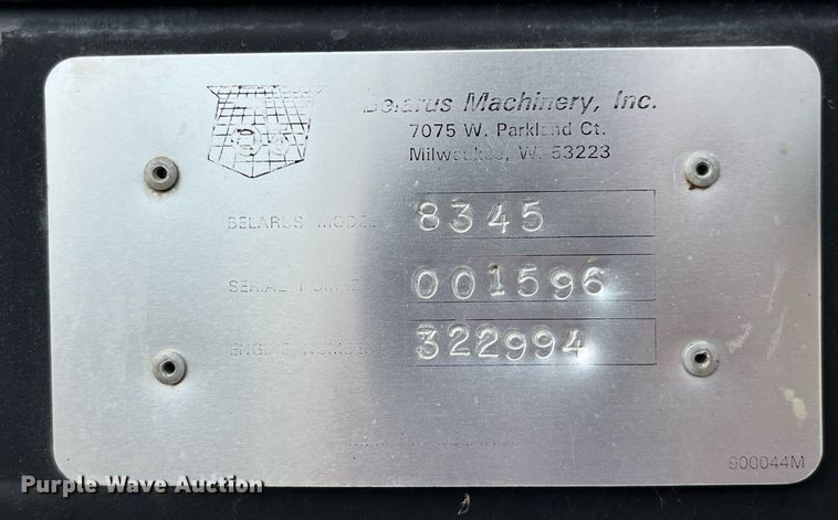 image for item DP2100 Belarus 8345  MFWD tractor