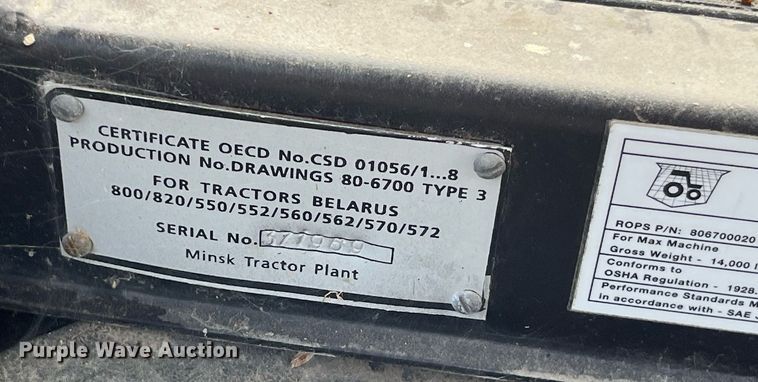 image for item DP2100 Belarus 8345  MFWD tractor