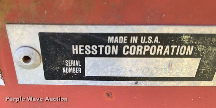 image for item DP8687 Hesston BP25  bale processor