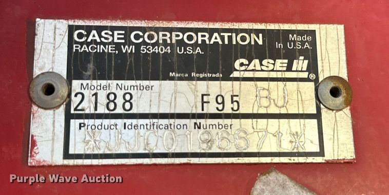image for item DQ1461 1997 Case IH 2188  combine