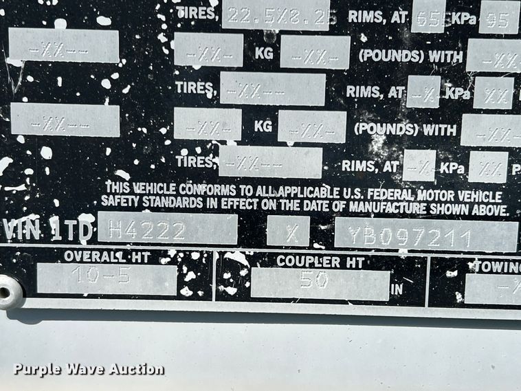 image for item DS2444 2000 Timpte Super Hopper  grain trailer