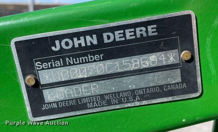image for item GG9775 2001 John Deere 790  MFWD tractor
