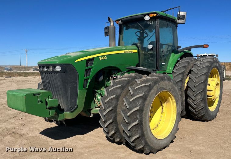 image for item IU9040 2008 John Deere 8430  MFWD tractor