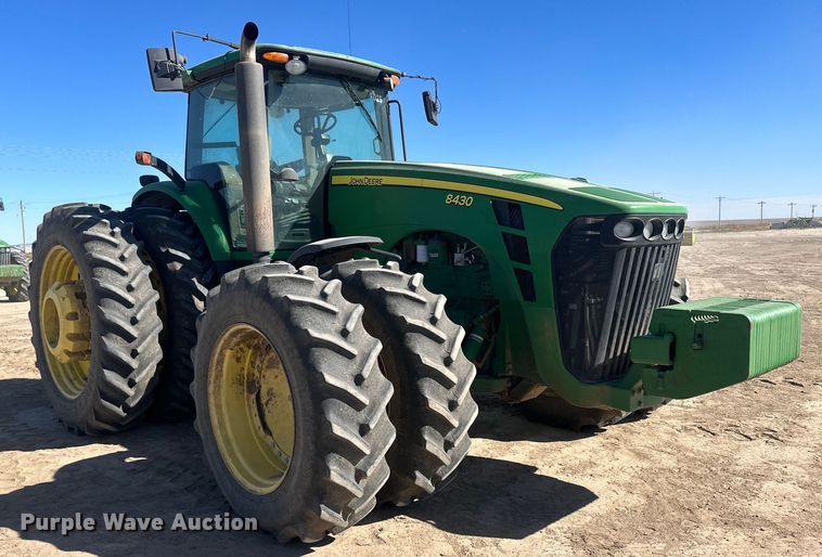 image for item IU9040 2008 John Deere 8430  MFWD tractor