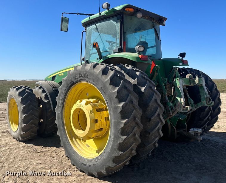 image for item IU9040 2008 John Deere 8430  MFWD tractor