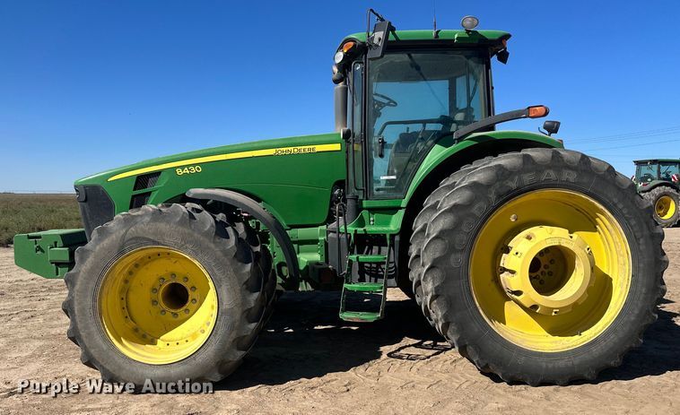 image for item IU9040 2008 John Deere 8430  MFWD tractor