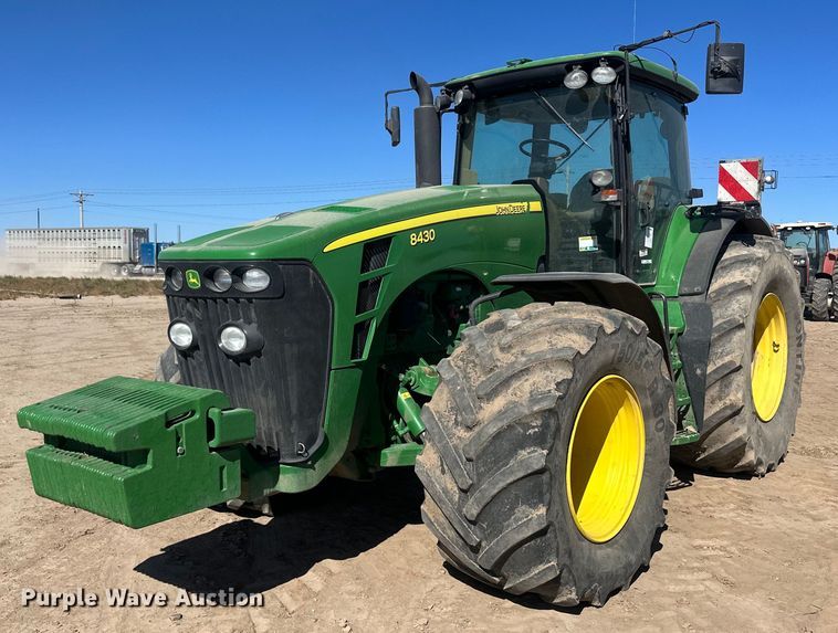 image for item IU9042 2008 John Deere 8430  MFWD tractor