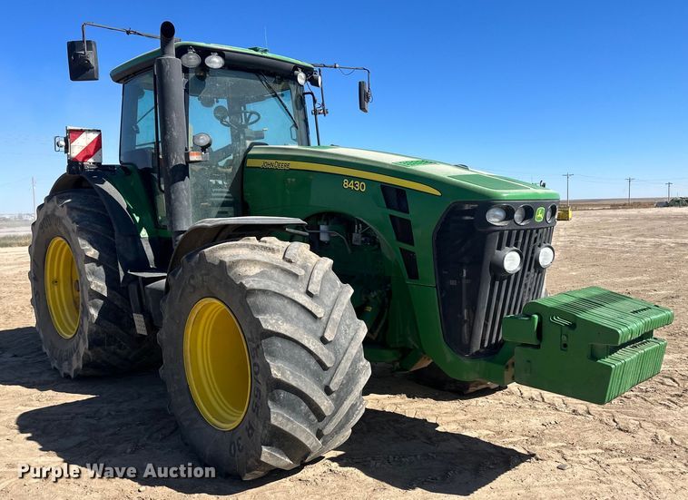 image for item IU9042 2008 John Deere 8430  MFWD tractor