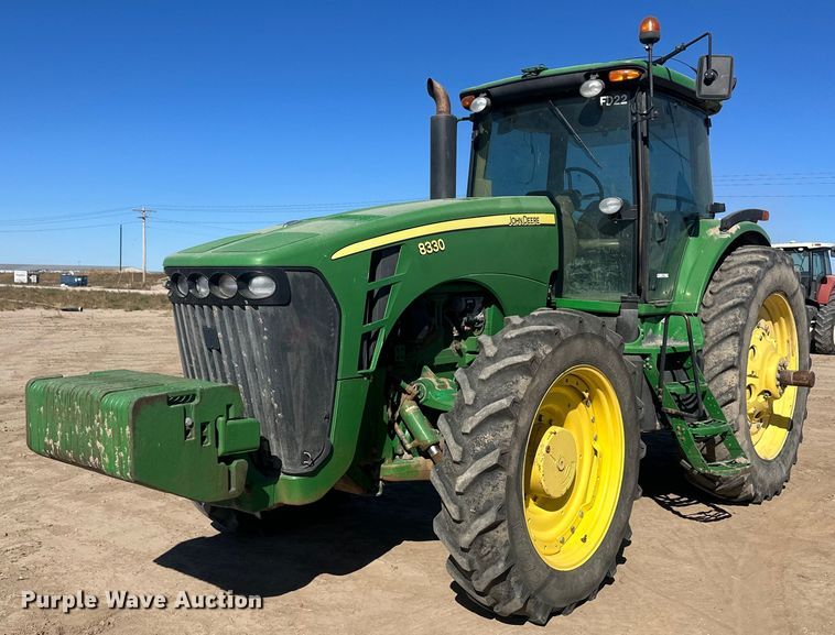 image for item IU9043 2008 John Deere 8330  MFWD tractor