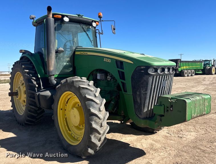 image for item IU9043 2008 John Deere 8330  MFWD tractor