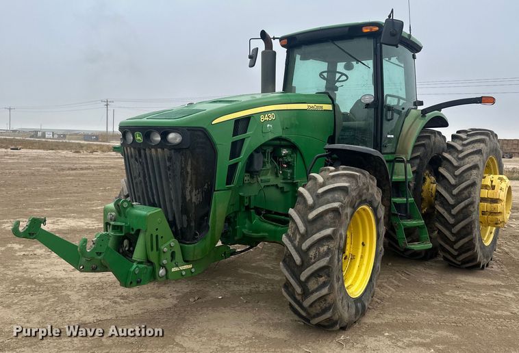 image for item IU9044 2007 John Deere 8430  MFWD tractor