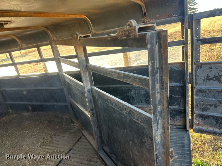 image for item IU9078 Shop built  livestock trailer