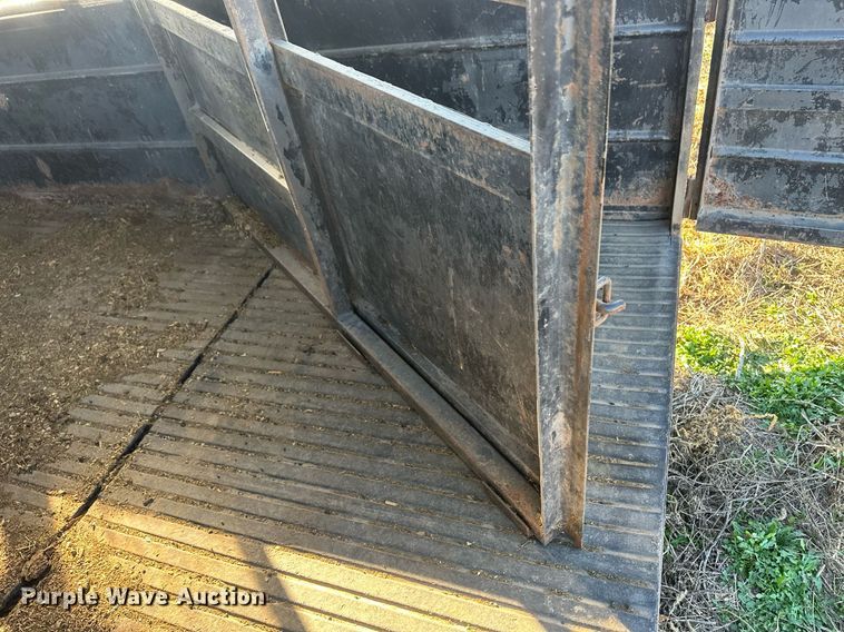 image for item IU9078 Shop built  livestock trailer