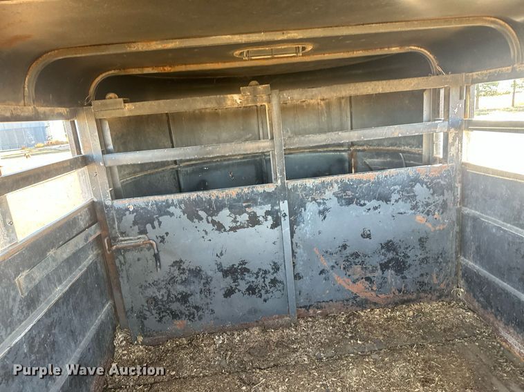 image for item IU9078 Shop built  livestock trailer