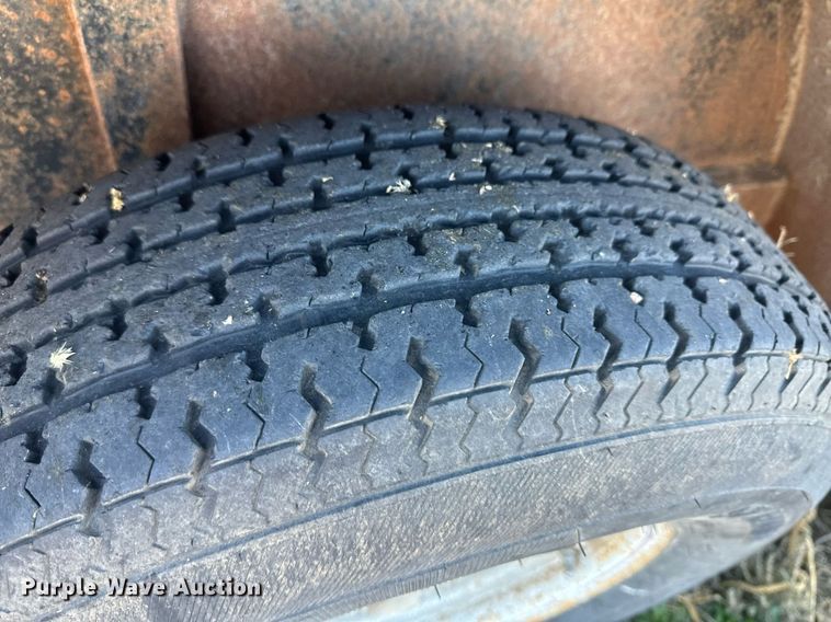 image for item IU9078 Shop built  livestock trailer