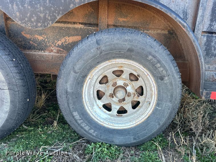 image for item IU9078 Shop built  livestock trailer