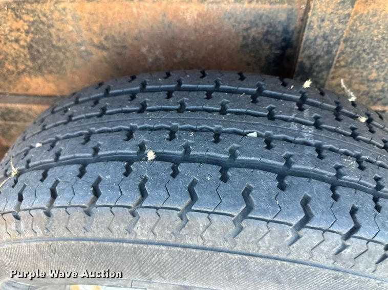 image for item IU9078 Shop built  livestock trailer