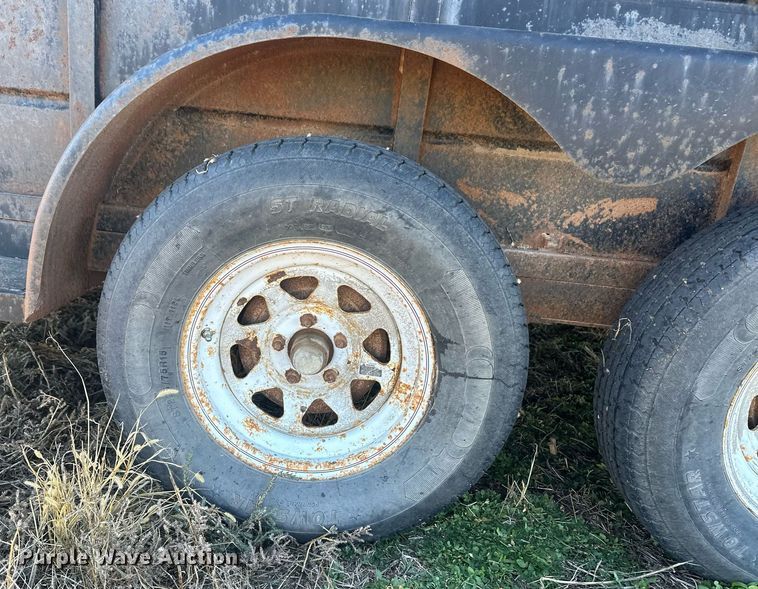 image for item IU9078 Shop built  livestock trailer