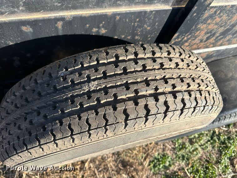 image for item IU9078 Shop built  livestock trailer