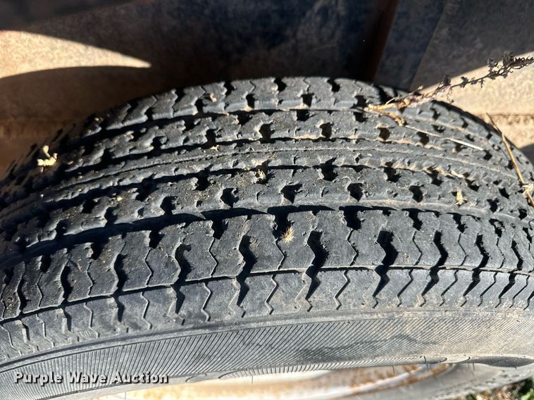 image for item IU9078 Shop built  livestock trailer