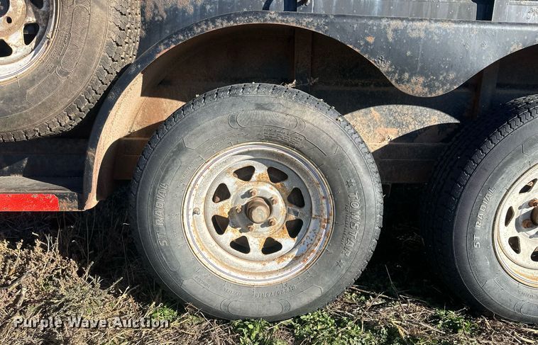 image for item IU9078 Shop built  livestock trailer