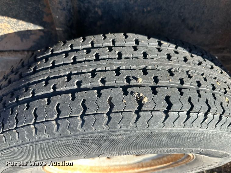 image for item IU9078 Shop built  livestock trailer