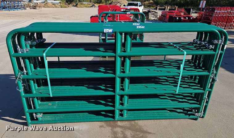 image for item LM9194 (12) B&W 8' livestock gates