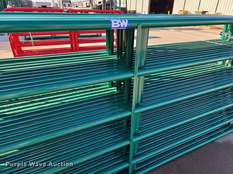 image for item LM9196 (12) B&W 10' livestock gates