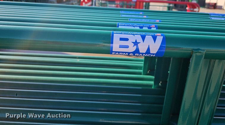 image for item LM9196 (12) B&W 10' livestock gates