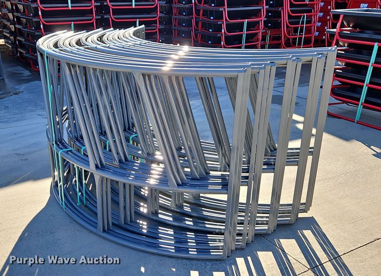 image for item LM9204 (5) B&W hay bale feeders