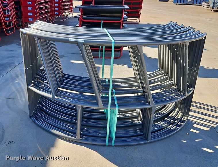 image for item LM9204 (5) B&W hay bale feeders