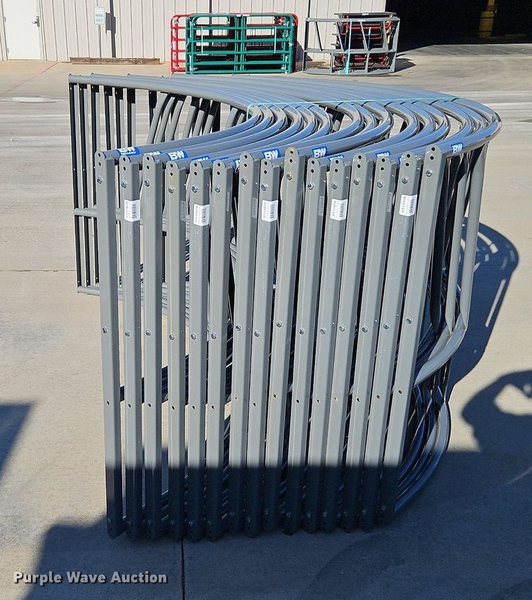 image for item LM9204 (5) B&W hay bale feeders