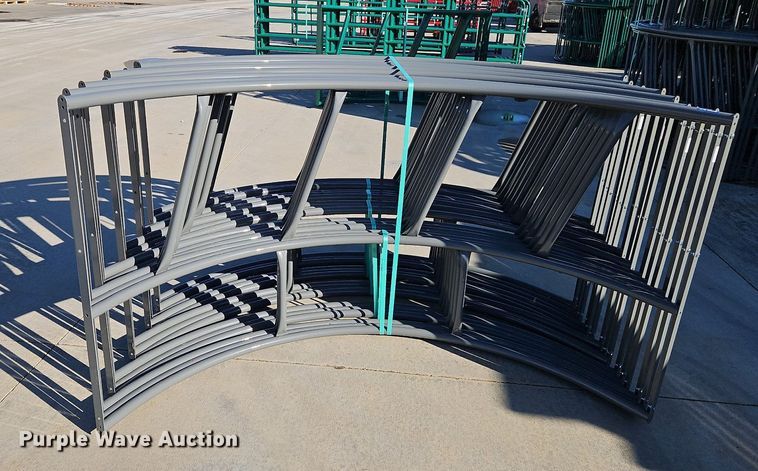 image for item LM9204 (5) B&W hay bale feeders