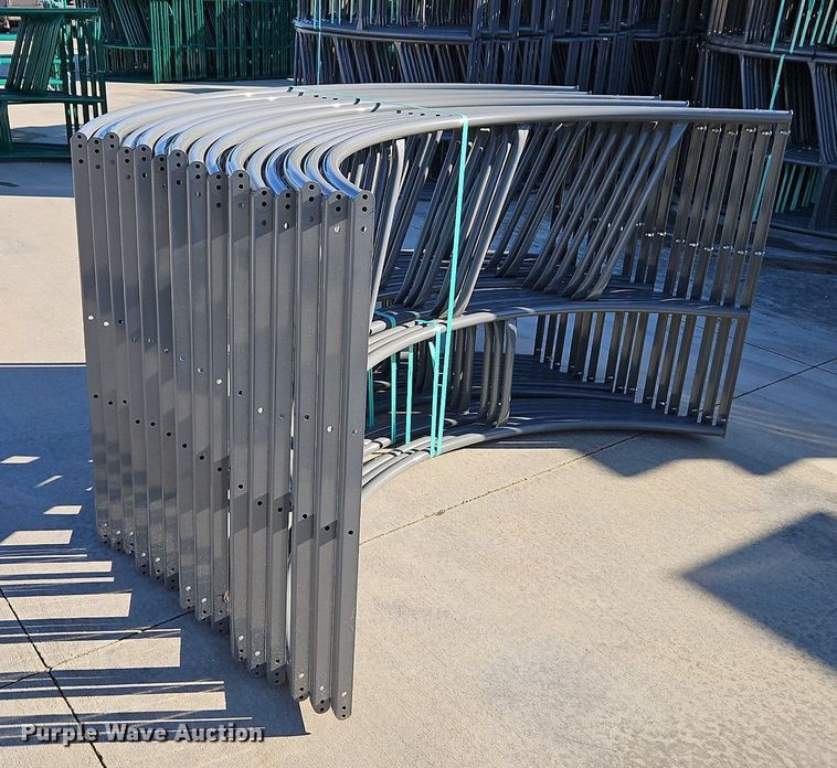 image for item LM9204 (5) B&W hay bale feeders