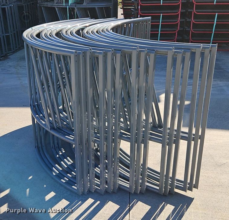 image for item LM9204 (5) B&W hay bale feeders