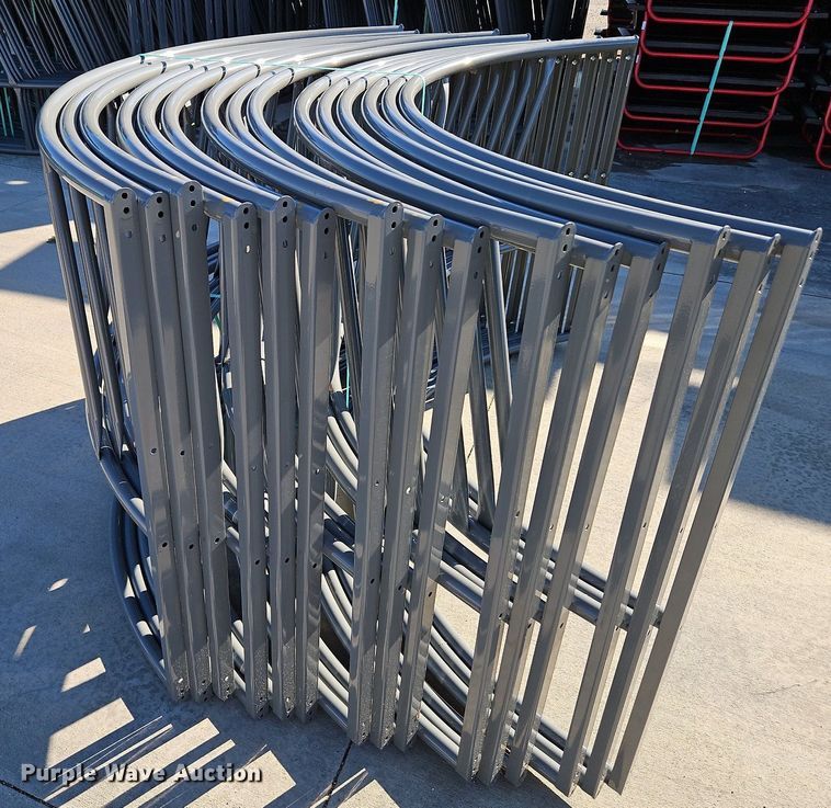 image for item LM9204 (5) B&W hay bale feeders