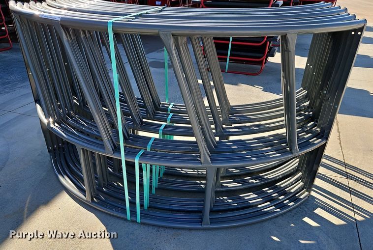 image for item LM9204 (5) B&W hay bale feeders