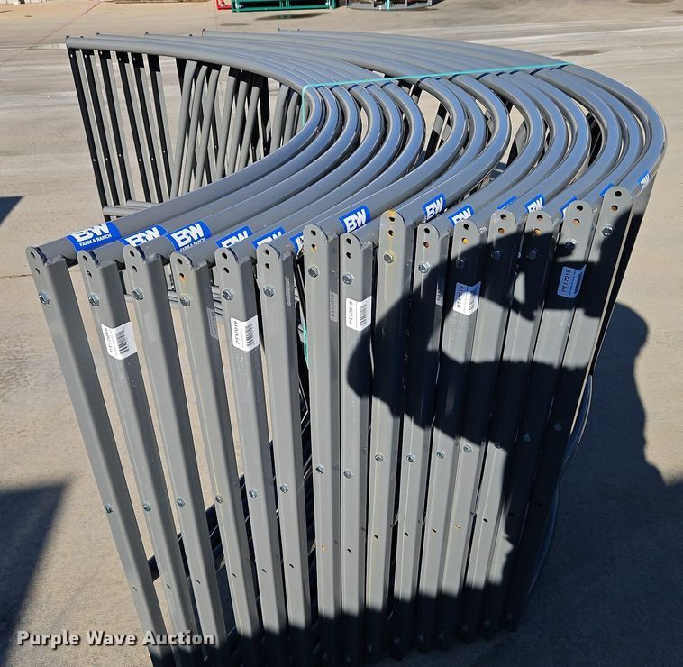 image for item LM9204 (5) B&W hay bale feeders